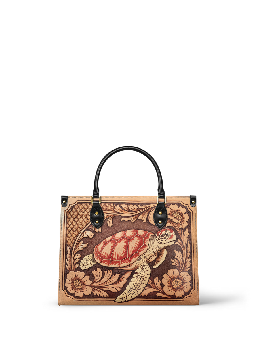"Ngao" Leather Handbag
