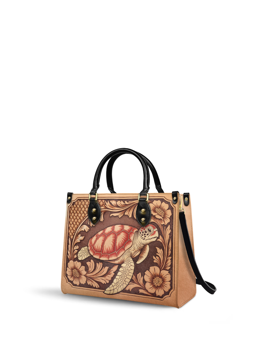 "Ngao" Leather Handbag