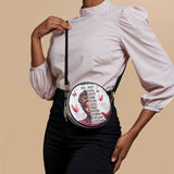 "Imani" Dove White Circle Crossbody Bag - BRAVE ONES DEAL