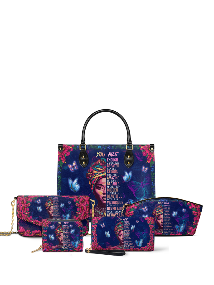 "Imani" Blue Orchid Envelope Chain Crossbody Bag Bundle DD DEAL