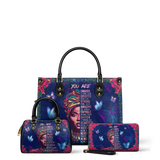 "Imani" Blue Orchid Mini Satchel - BRAVE ONES DEAL