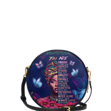 "Imani" Blue Orchid Circle Crossbody Bag - BRAVE ONES DEAL