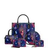 "Imani" Blue Orchid Leather Handbag - BRAVE ONES DEAL