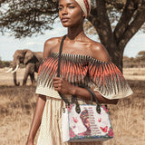 "Imani" Dove White Small Leather Handbag A250 Deal