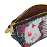 "Imani" Dove White Eclipse Makeup Bag