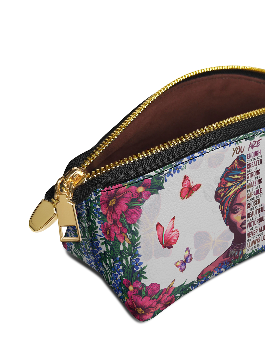 "Imani" Dove White Eclipse Makeup Bag - DD DEAL