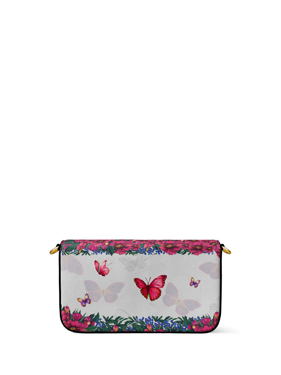 "Imani" Dove White Envelope Chain Crossbody Bag - DD DEAL