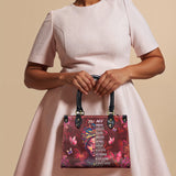 "Imani" Pomegranate Red Small Leather Handbag