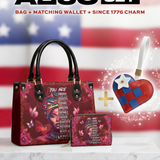 "Imani" Pomegranate Red Small Leather Handbag A250 Deal