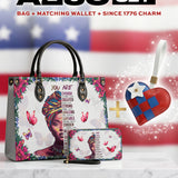 "Imani" Dove White Leather Handbag A250 Deal