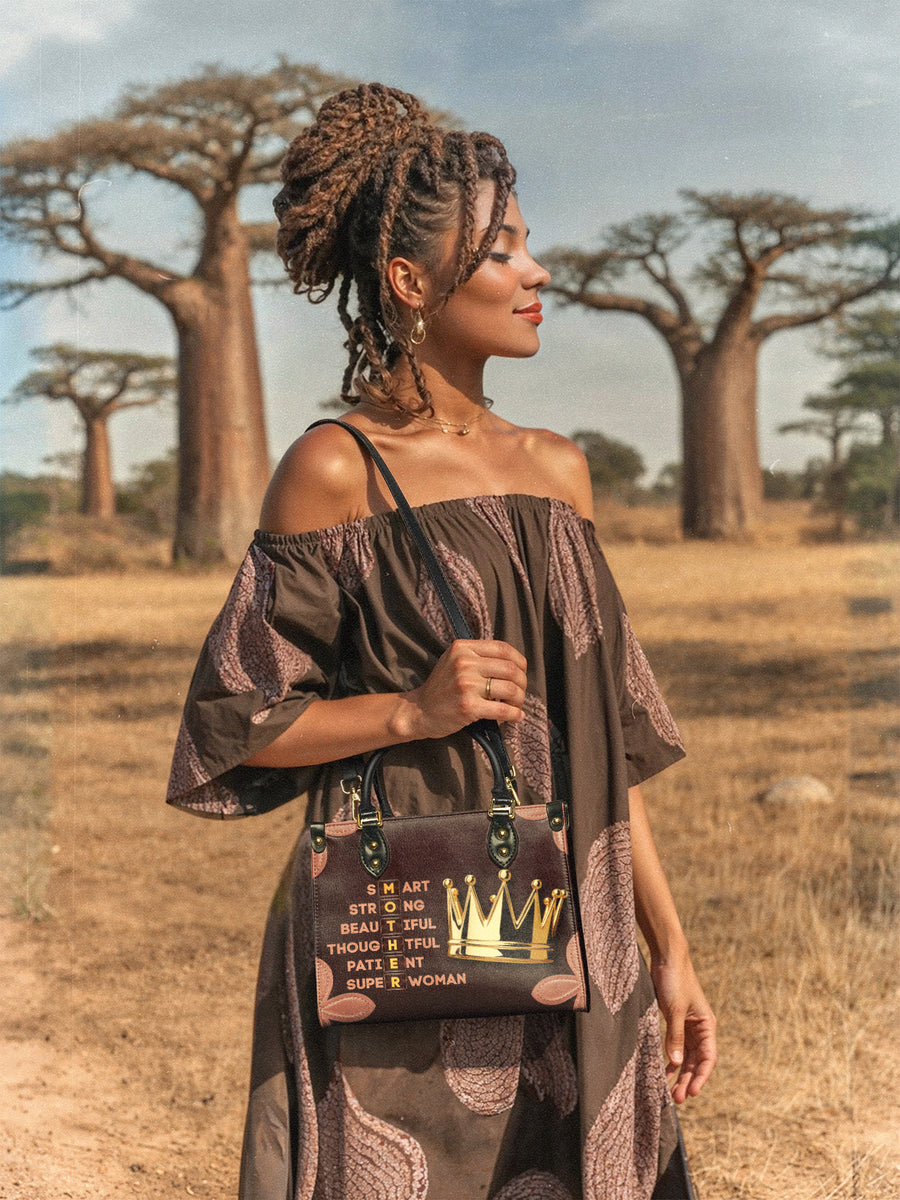 "Imarimom" Small Leather Handbag