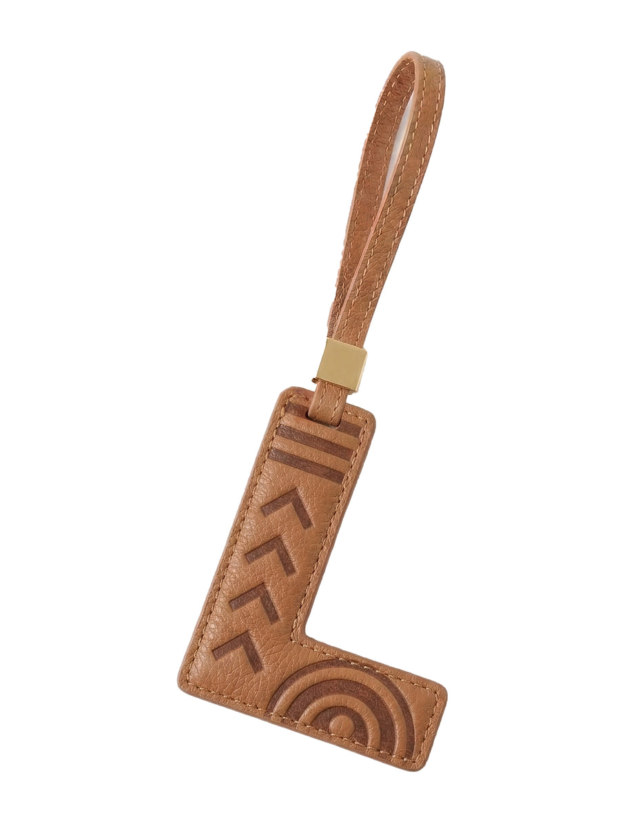 Letter L Leather Charm