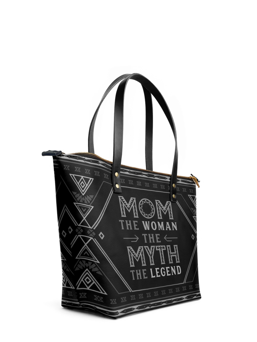 "Mamalore" Leather Tote Bag