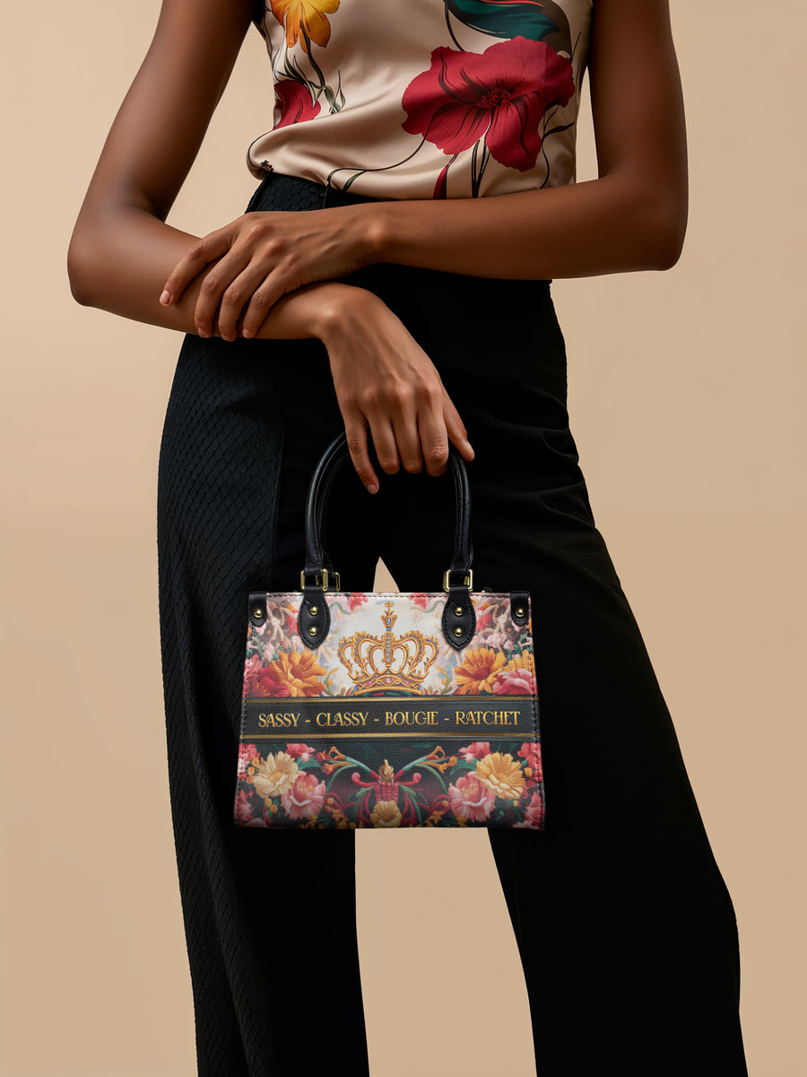 "Naija Royale" Small Leather Handbag