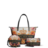 "Naija Royale" Leather Tote Bag - BRAVE ONES DEAL