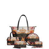 "Naija Royale" Leather Tote Bag - BRAVE ONES DEAL