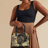 "Njia" Small Leather Handbag (Top Grain) BTS DEAL