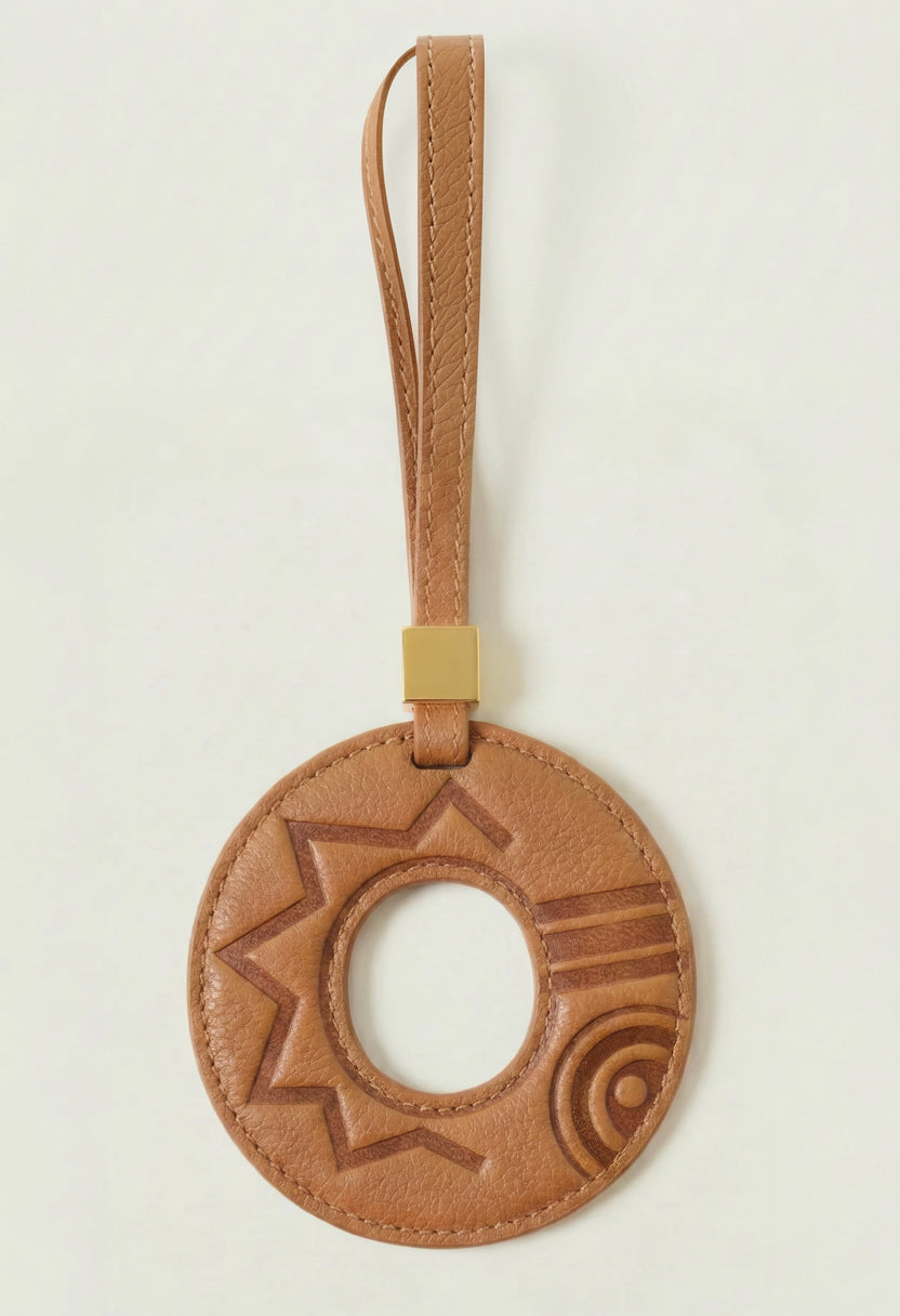 Letter O Leather Charm
