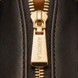 "Serwa" Black Leather Handbag
