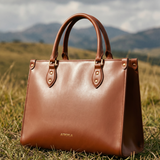 "Serwa" Brown Leather Handbag