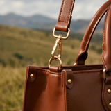 "Serwa" Brown Leather Handbag