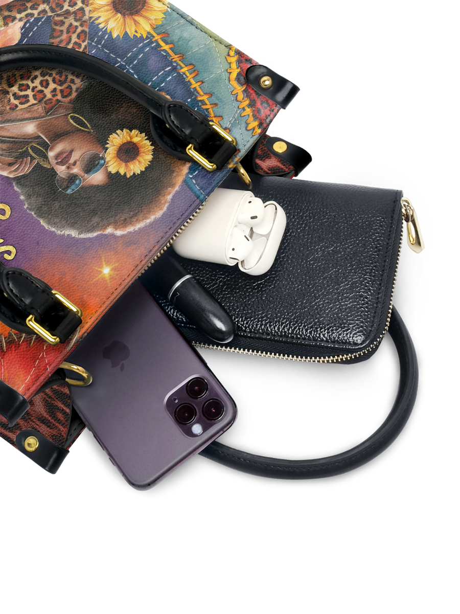 "Huriya" Small Leather Handbag