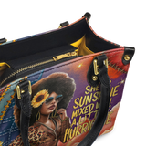 "Huriya" Small Leather Handbag