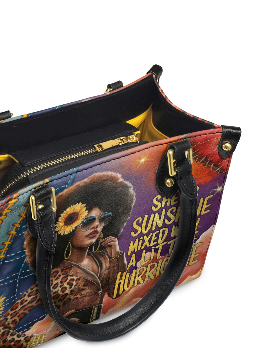 "Huriya" Small Leather Handbag