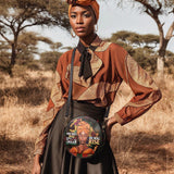 "Thundara" Circle Crossbody Bag