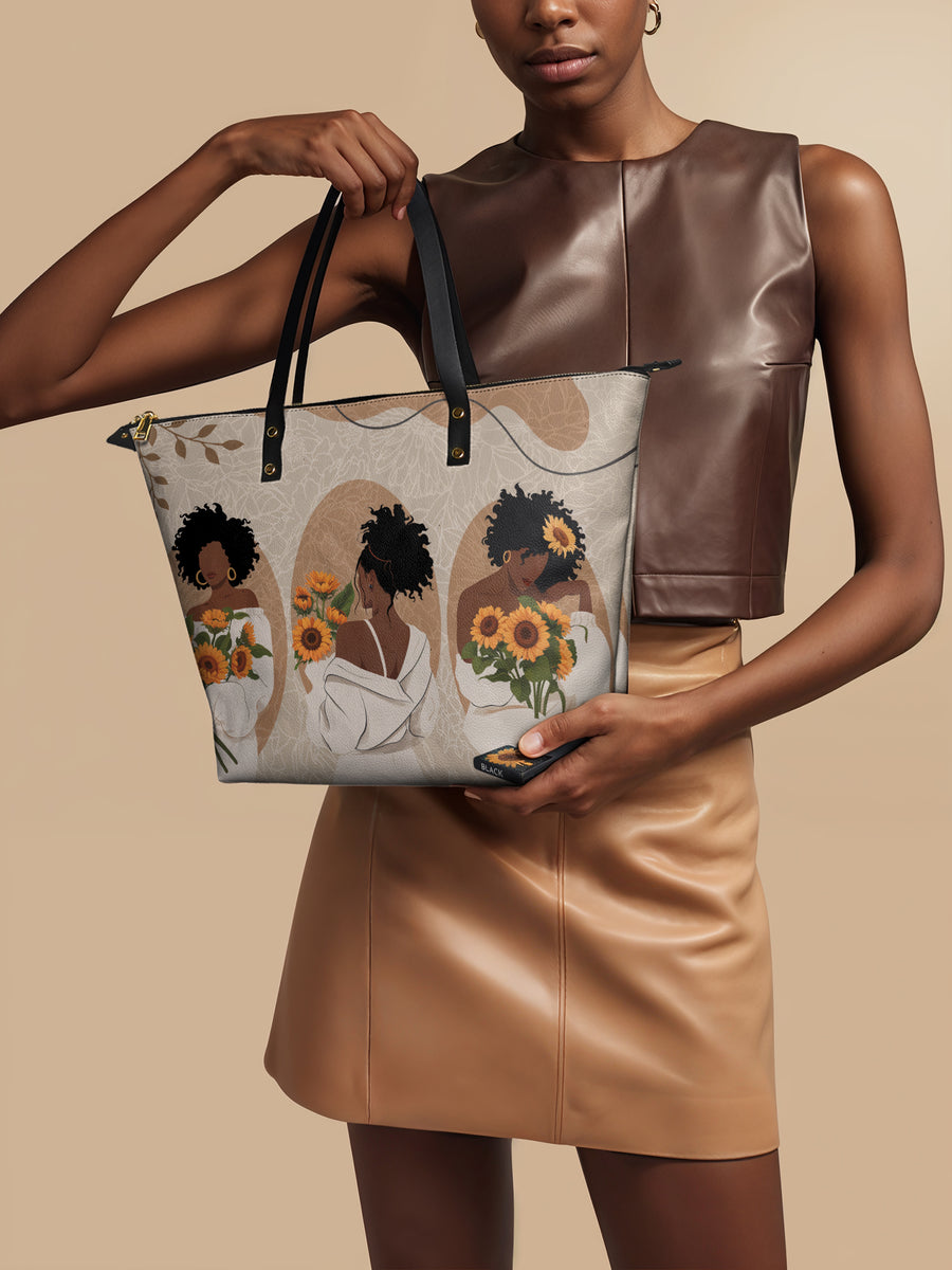 "Solina" Leather Tote Bag