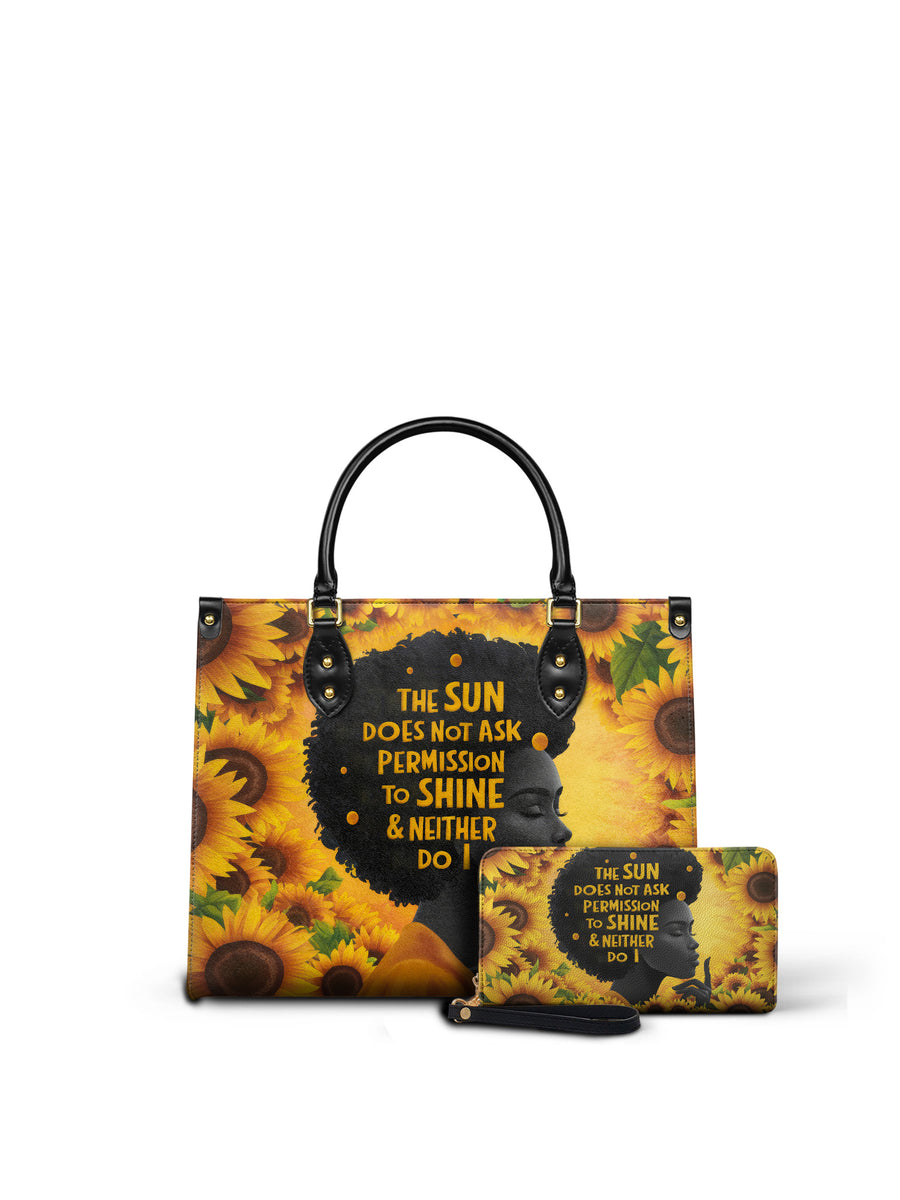 "Sunaya" Leather Handbag Matching Set - DD DEAL