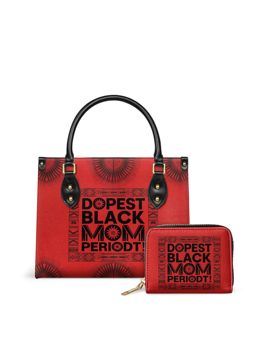 "Tajimom" Small Leather Handbag Matching Set - DD DEAL