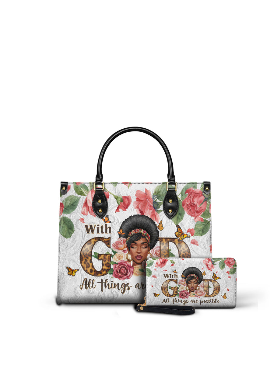 "Zanira" Leather Handbag Matching Set - DD DEAL