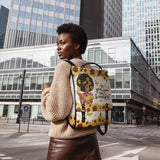 "Zuriya" Leather Backpack