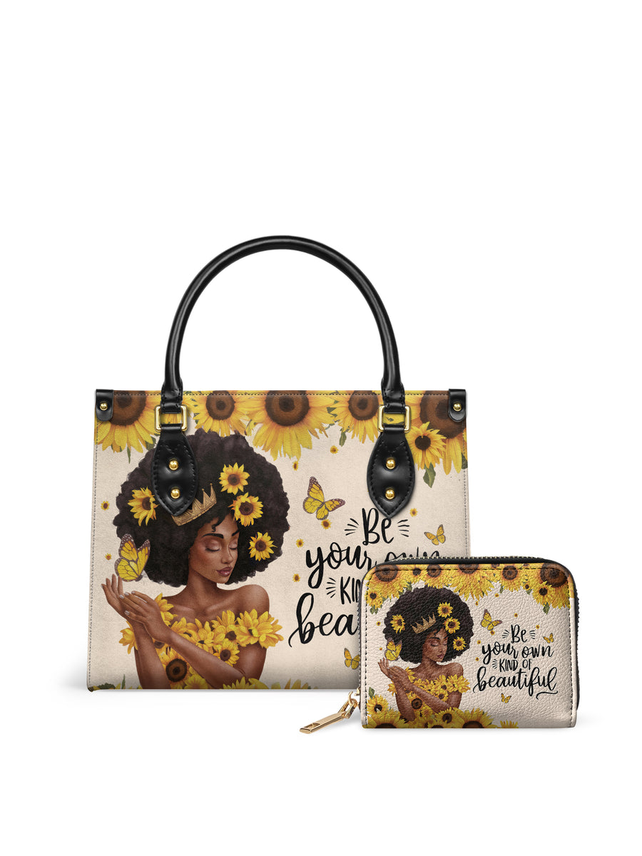 "Zuriya" Small Leather Handbag Matching Set - DD DEAL