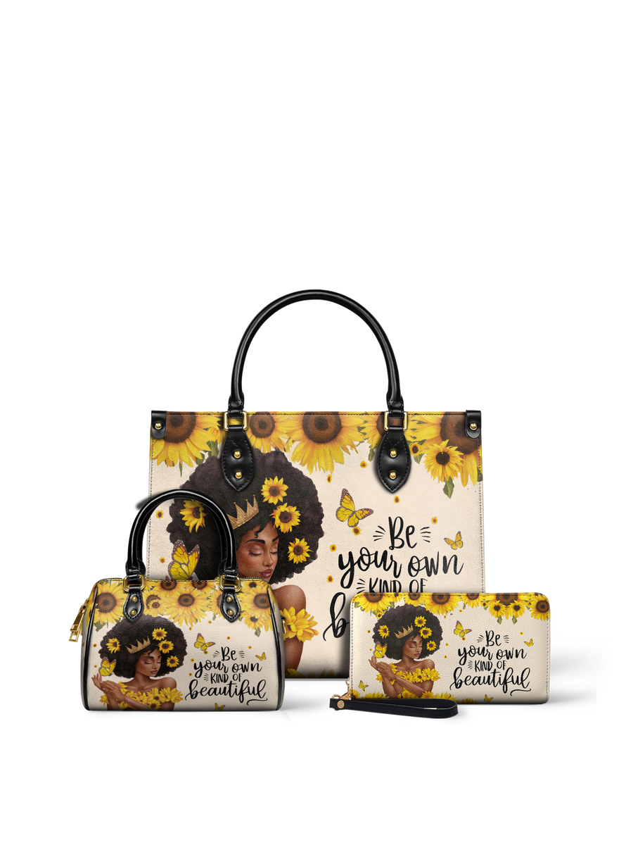 "Zuriya" Leather Handbag Matching Set - DD DEAL